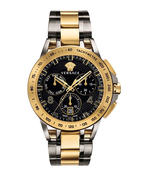 men versace gold watch|Versace watches men's closeout.